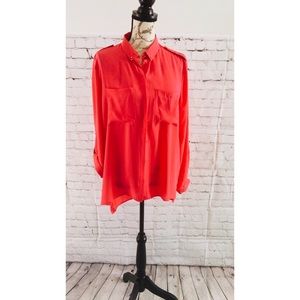 H&M long sleeve shirt with options to roll sleeve